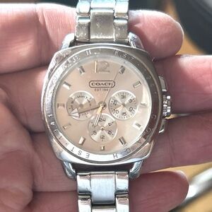 Coach Boyfriend 38 mm stainless steel multifunction bracelet watch